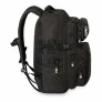Mochila de Costas Casual - Black Skull - Patches - Preta - Clio Style
