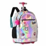 Mochila de Rodinha - 2 em 1 - Rebecca Bonbon - Holográfica - Clio Style