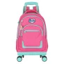 Mochila de Rodinha 360 - Barbie - Rosa - Luxcel