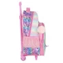 Mochila de Rodinha Infantil - Barbie Fada Holográfica - Rosa - Luxcel