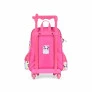 Mochila de Rodinha Infantil - Up4You - Pandinhas - Rosa - Luxcel