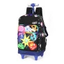 Mochila de Rodinhas - Disney Divertidamente – Preta - Luxcel