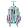 Mochila de Rodinhas - Up4you - Led Rock Star - Turquesa - Luxcel 