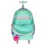 Mochila de Rodinhas - Up4you - Led Rock Star - Turquesa - Luxcel 