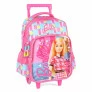 Mochila de Rodinhas Infantil - Barbie - Pink - Luxcel