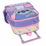 Mochila de Rodinhas Infantil - Disney Stitch - Ohana Violeta - Luxcel