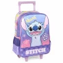Mochila de Rodinhas Infantil - Disney Stitch - Ohana Violeta - Luxcel