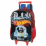 Mochila de Rodinhas Infantil - Hot Wheels - Preta - Luxcel