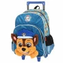 Mochila de Rodinhas Infantil - Patrulha Canina - Chase Azul - Luxcel