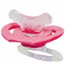 Mordedor com Massageador de Gengiva para Bebê - Rosa - Buba