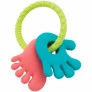 Mordedor de Silicone para Bebê - Mãozinha e Pezinho - Azul e Rosa - Buba