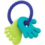 Mordedor de Silicone para Bebê - Mãozinha e Pezinho - Azul e Verde - Buba