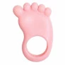 Mordedor para Bebê - Pezinho - Rosa - Pais e Filhos