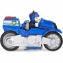 Moto de Fricção e Figura - Patrulha Canina - Moto Pups Deluxe - Chase - Sunny