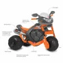 Moto Elétrica Infantil - Moto SuperSport 6V - Preta - Bandeirante