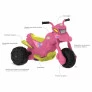 Moto Elétrica Infantil - Moto XT3 Fashion - 6v - Rosa - Bandeirante
