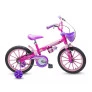 Bicicleta Infantil com Rodinhas - Aro 16 - Top Girls - Nathor