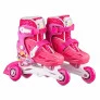 Patins Inline - 2-1 - Ajustável - Princesas Disney - 31 a 34 - Multikids