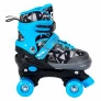 Patins Quad com Acessórios - Ajustável - 34 a 37 - M - Azul - DM Radical
