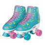Patins Quad - 4 Rodas - Ajustável - 39 a 42 - Azul - Fenix