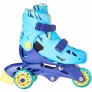 Patins Tri-Line/In-Line Ajustáveis com Acessórios - 26/29 - Azul - Fênix