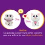 Pelúcia Infantil com Acessórios - Adota Pets - Gatinho - Snow - Multikids