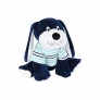 Pelúcia Infantil - 23 cm - Cachorro Lulu - Azul Marinho - Anjos Baby