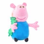 Pelúcia Infantil - 30 cm - Peppa Pig - George e seu Dinossauro - Sunny