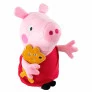 Pelúcia Infantil - 30 cm - Peppa Pig - Peppa e seu Ursinho - Sunny