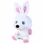 Pelúcia Infantil - 33 cm - Coelhinha Cabeça - Branca - Anjos Baby
