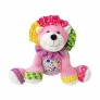 Pelúcia Infantil - 33 cm - Creck-Creck - Leão Colors Rosa - Anjos Baby