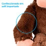 Pelúcia Infantil - 35 cm - Selva - Macaco - W.U. Bichos de Pelúcia