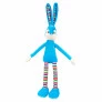 Pelúcia Infantil - 75 cm - Pernão - Coelho Turquesa - Anjos Baby