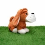 Pelúcia Infantil - EmoCão - Cachorrinho Caramelo - Estrela