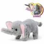 Pelúcia Interativa - PlayFull Pets - Elefantinho - Cinza - Toyng