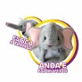 Pelúcia Interativa - PlayFull Pets - Elefantinho - Cinza - Toyng