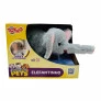 Pelúcia Interativa - PlayFull Pets - Elefantinho - Cinza - Toyng