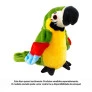 Pelúcia Interativa - PlayFull Pets - Passeio Divertido - Arara - Sortido - Toyng