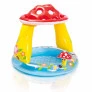 Piscina Infantil Inflável com Cobertura Solar - Cogumelo - 45 Litros - INTEX
