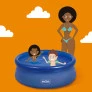 Piscina Inflável Infantil - 1000 Litros - 1,65m x 55 cm - Redonda - Mor 