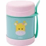 Potinho com Talher - Aço Inox - Térmico - 320ml - Animal Fun - Girafa - Buba