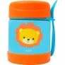 Potinho com Talher - Aço Inox - Térmico - 320ml - Animal Fun - Leão - Buba