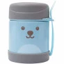 Potinho com Talher - Aço Inox - Térmico - 320ml - Gumy - Azul - Buba