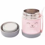 Potinho com Talher - Aço Inox - Térmico - 320ml - Gumy - Rosa - Buba