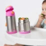 Potinho Infantil - Aço Inox - Térmico - 350ml - Rosa - Buba