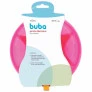 Pratinho Térmico com Ventosa - Refeição Bebê - 220ml - Rosa - Buba