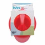 Pratinho Tigela - Bowl com Tampa e Colher - 300ml - Rosa - Buba