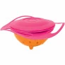 Pratinho Tigela - Giro Bowl com Tampa - 130ml - Rosa - Buba