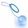 Pula Corda Giratório - com Luz de Led - Go Play - Spin Ball - Azul - Multikids