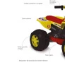 Quadriciclo Infantil Elétrico 12V - Amarelo - Bandeirante